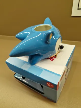 Tazza Sonic Ceramica Blu Giallo