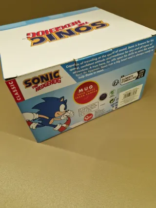 Tazza Sonic Ceramica Blu Giallo