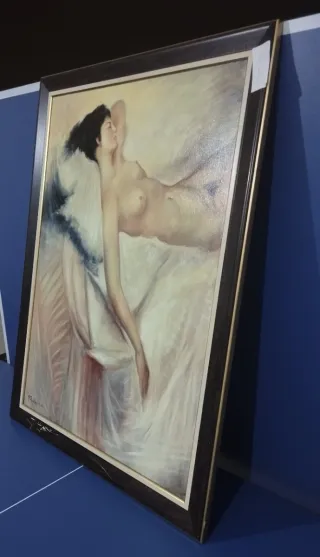 CUADRO DESNUDO MANO PACO ROLDAN