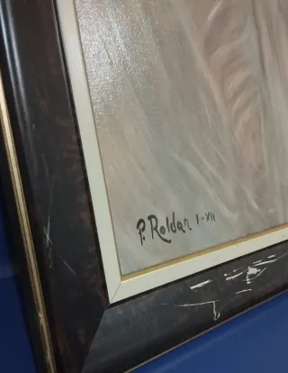 CUADRO DESNUDO MANO PACO ROLDAN