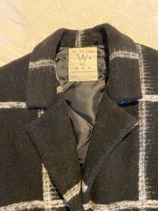 Abrigo cuadros Ikks talla L de niña