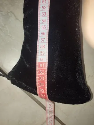 Stivali donna in velluto. Usati pochissimo