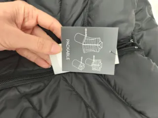 Chaleco acolchado negro mujer Talla S