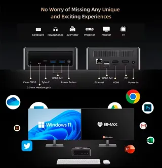 Mini PC Bmax B5 A Pro Ryzen 7