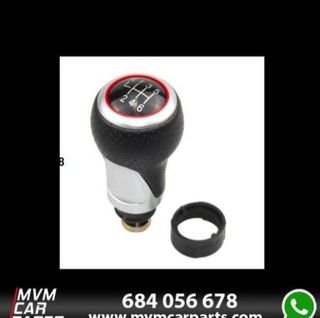 Pomo manual de 6 Velocidades para Audi Rojo