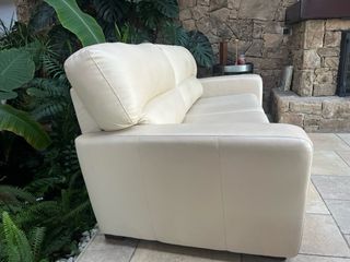 Sofá de Piel Beige Ikea