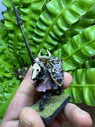 Archaon y 5 Jinetes Caos Warhammer Plomo