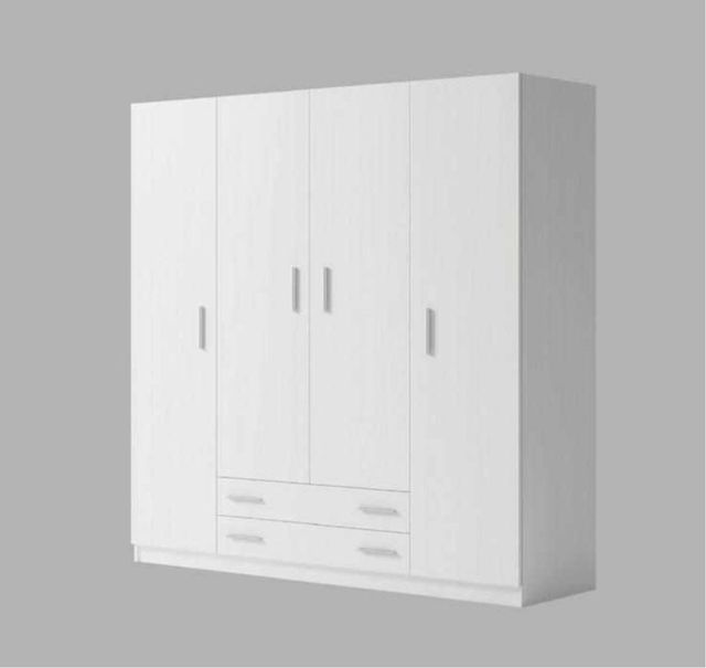 Armarios de madera grises y blancos y bieg nuevos