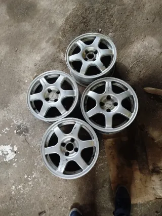 Llantas Speedline Corse 4x100 15", 6.5" de anchura