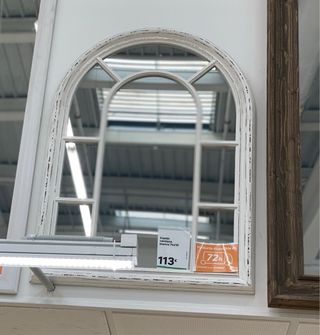 Espejo ventana blanco madera y cristal Tengo 2