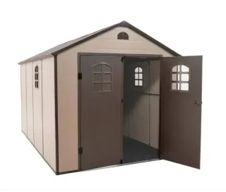 Caseta de jardín de resina Alessia D (8,82 m²)