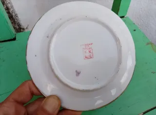 Prato decoração estilo oriental