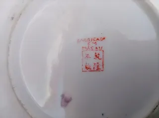 Prato decoração estilo oriental