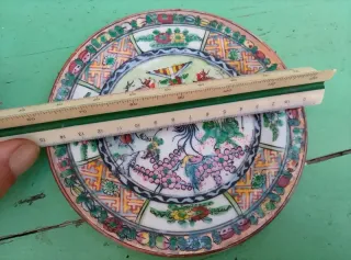 Prato decoração estilo oriental