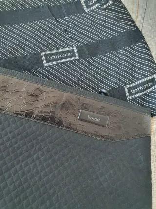 Borsa a mano Gianni Versace vintage pochette nera