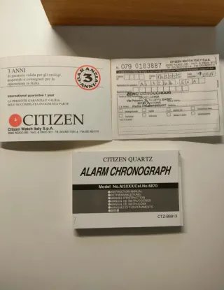 Orologio Citizen Promaster Uomo Cronografo WR 100