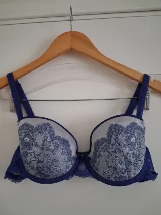 Sujetador Chantelle Encaje Azul