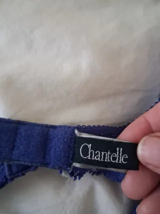 Sujetador Chantelle Encaje Azul