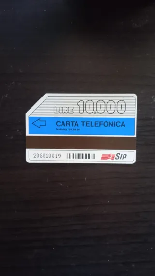 Carta Telefonica SIP Tariffe Orarie