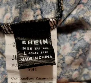 Top floreale manica lunga