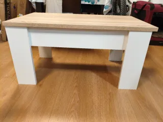 Mesa de centro elevable