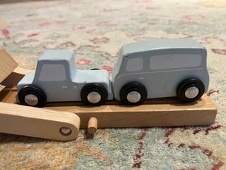 Camión remolque de madera de la marca Little Dutch