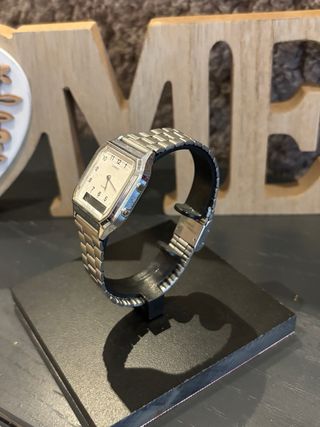 Casio Vintage Reloj Analógico Digital Plata