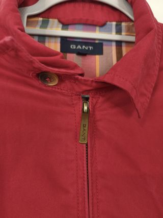 Cazadora Gant The Windcheater Roja Talla M Algodón