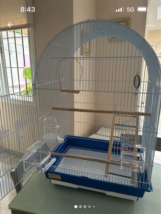 Jaula para pájaros (ninfas, periquitos)