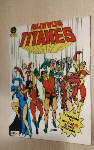 Cómic NUEVOS TITANES. Volumen 2, números 6 al 10.