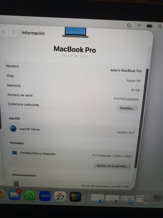 Macbook Pro M1 13" 16gb Ram Caja Office Traktor