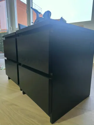 Cajonera IKEA MALM Negra