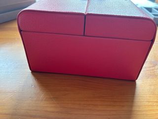 Joyero piel rojo Salvador Bachiller