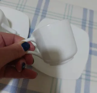 Richard Ginori coppia di  tazzine modello Vela