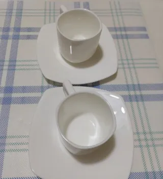 Richard Ginori coppia di  tazzine modello Vela