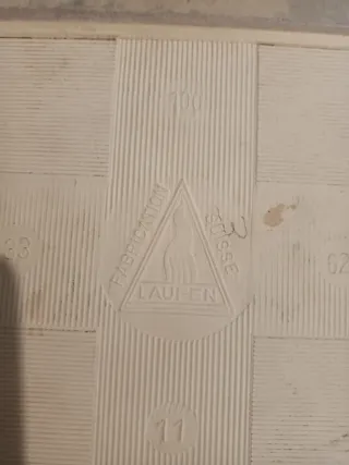 3 mattonelle artistiche Delft blu