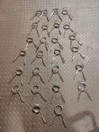 13 Coppie Fermadischi Acciaio Inox