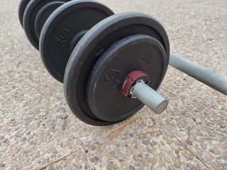 Kit Mancuerna Musculación Hierro Fundido 50 kg