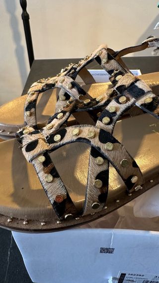 Sandalias Carmela Mujer Talla 37 Animal Print