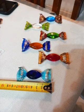 Caramelle Murano Foglia Argento
