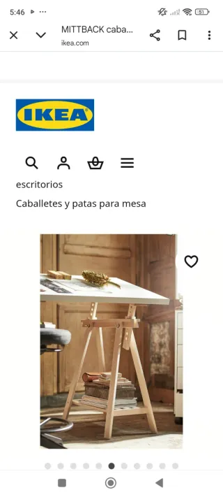 Caballete IKEA madera