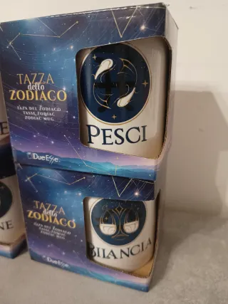 Tazze Zodiaco Ariete e Leone