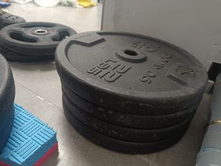 Juego de discos de hierro Domyos (varios pesos)