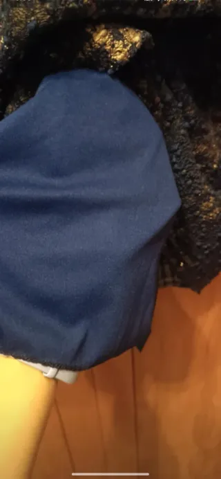 Vestido de invierno azul