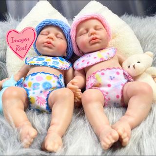 Set bebé reborn Loulou silicona flexible