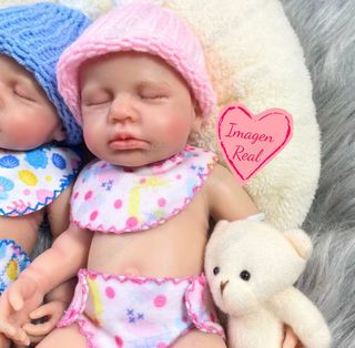 Set bebé reborn Loulou silicona flexible