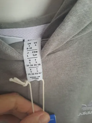 Sudadera Adidas Originals Gris Talla S