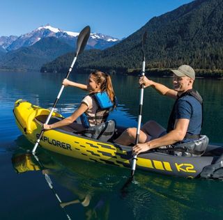 Intex Kayak Hinchable para Adultos Explorer K2 para 2 Personas (68307)