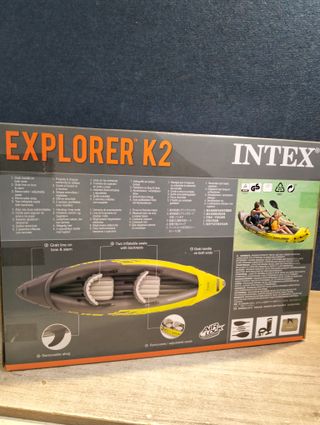 Intex Kayak Hinchable para Adultos Explorer K2 para 2 Personas (68307)