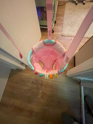 Saltador Puerta Bebé Rosa TaGgies